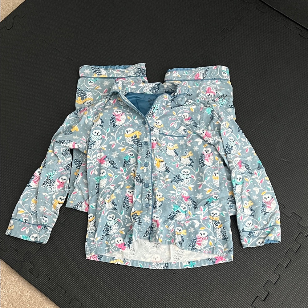 Adult Women’s Owl Print Nick&Nora PJ Set